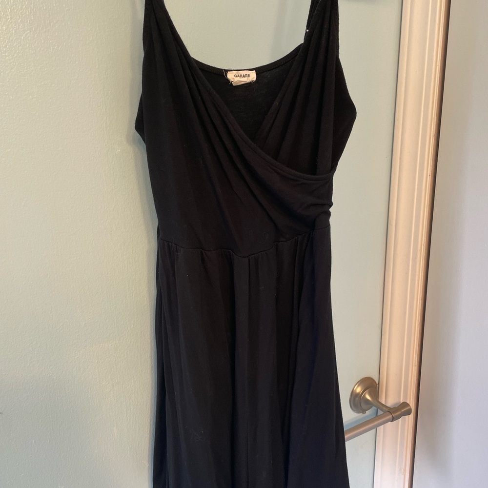 Garage Black Flowly Crisscross Front Romper Size S